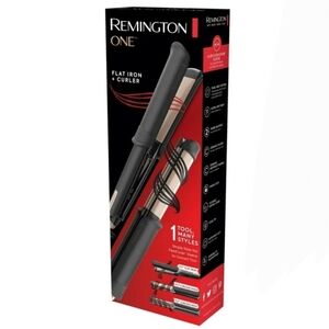 Remington One Flat Iron + Curler